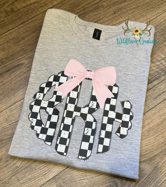 Checkered Monogram
