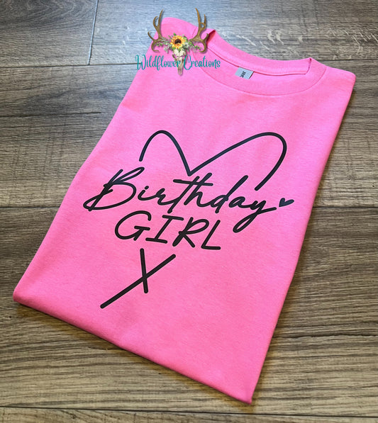 Birthday girl tee