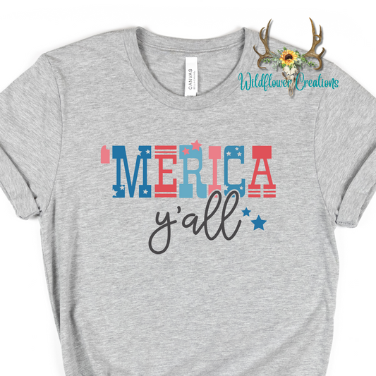 ‘Merica y’all tee