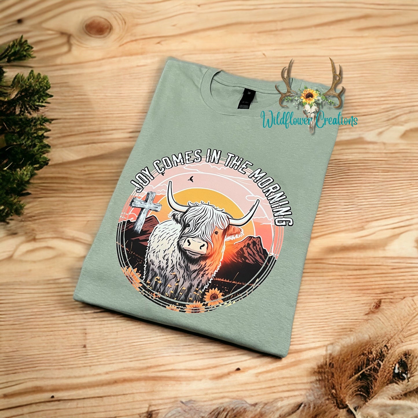 Joy comes in the morning tee