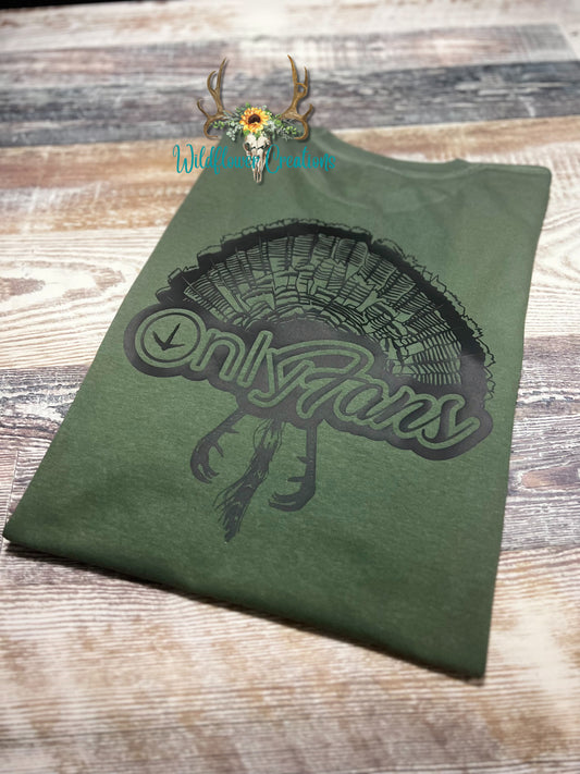 Turkey only fans tee