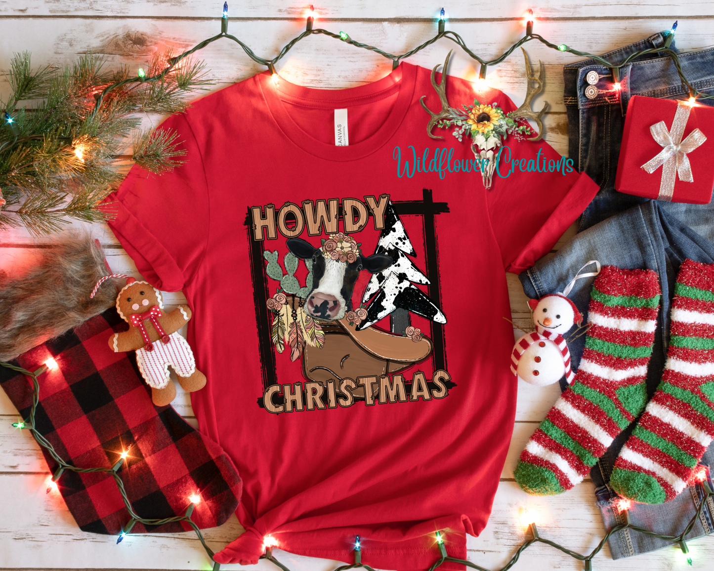 Howdy Christmas tee