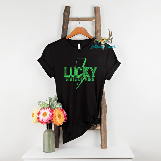 Lucky state of mind tee