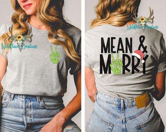 Mean & Merry tee