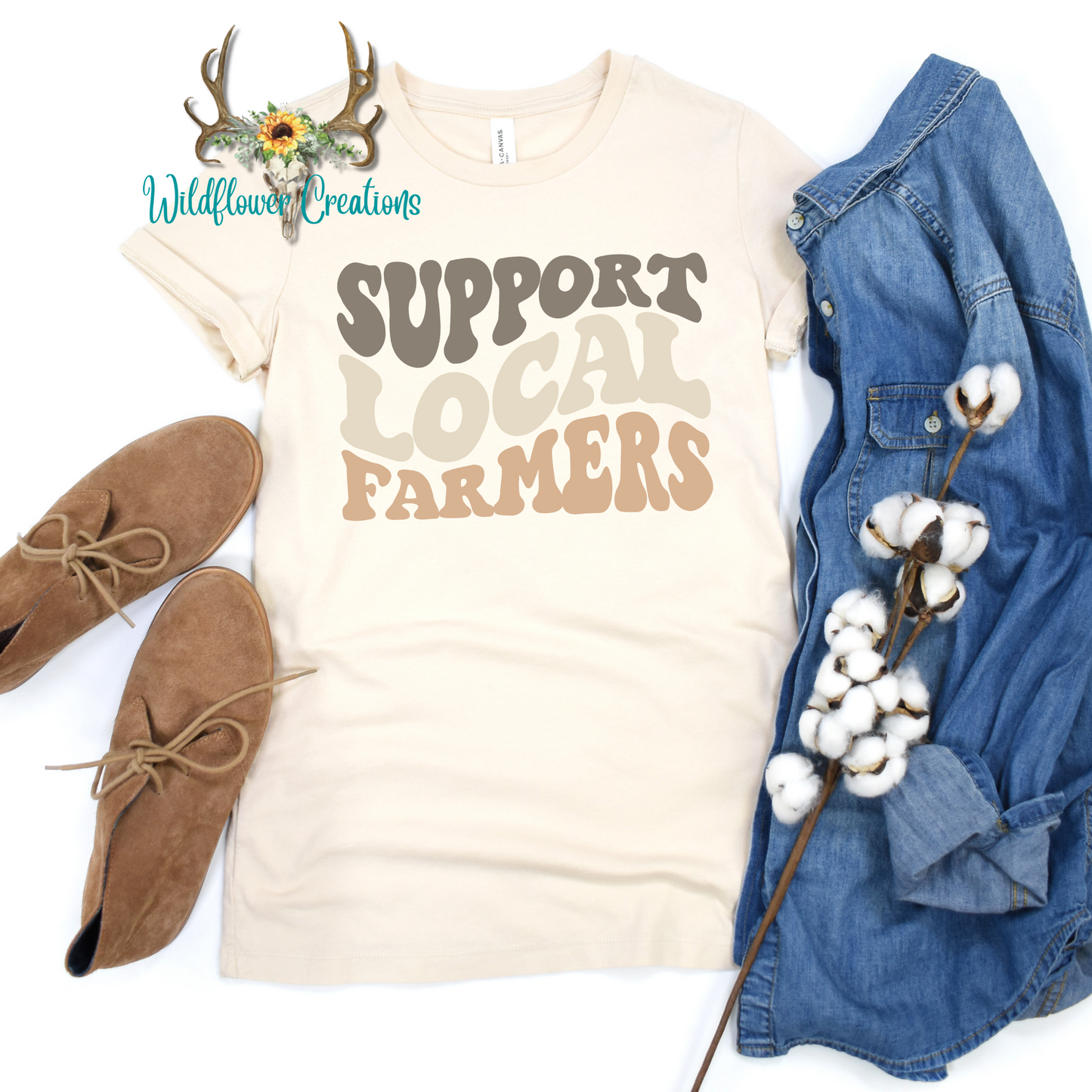 Support local farmers tee