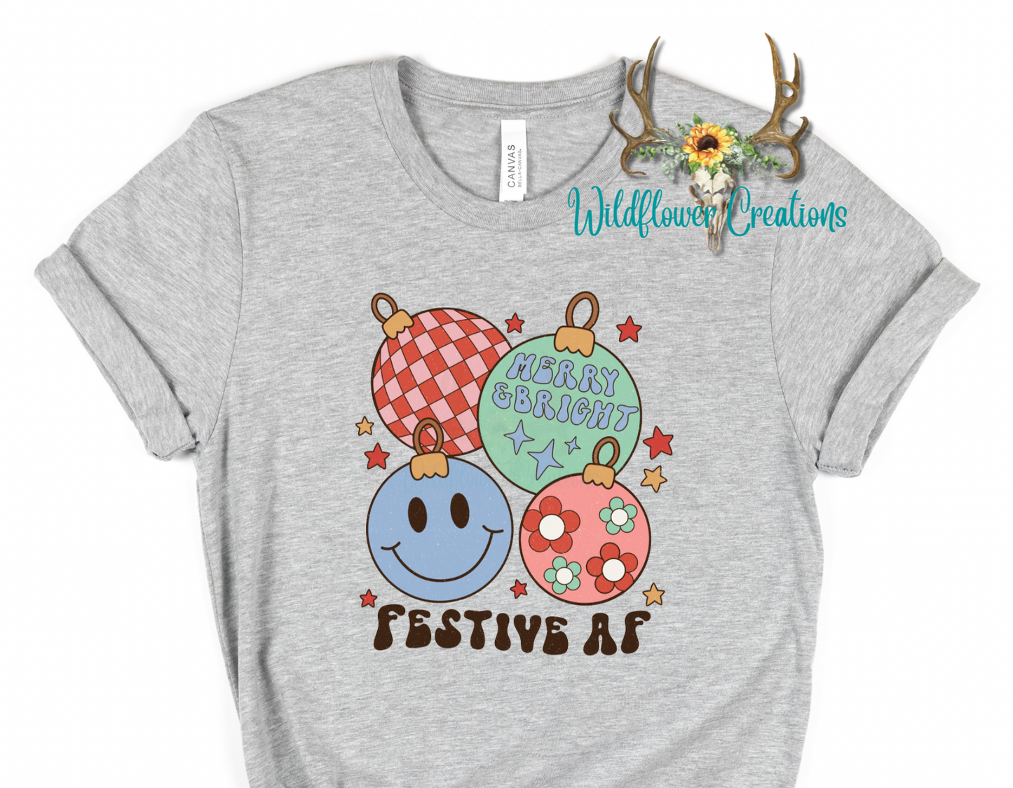 Festive AF tee